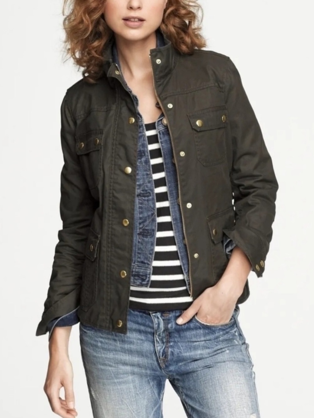 J. Crew Navy Utility Field Jacket